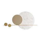Decorative Marble Designer Golden Wall Art