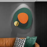 Geometrical Designer Metal Wall Art For Home Decor - 24 Inch