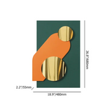 Shapes Geometrical Designer Metal Wall Art For Home Decor