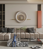 Glavour Sunlight Decorative Pastel Colors Iron Wall Art For Home Decor - 40 Inch