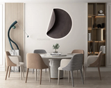 Classical Matte Black Decorative Iron Circle Wall Art - 25 inch