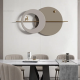 Decorative Designer Deer Circle Metal Wall Art With LED - 40 Inch
