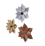 Kekkie Sunflower Multi Color Iron Wall Art – Set of 3 Pcs