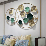 Semi-Circle Multi-Color Floral 2-Set Wall Decorative Art – 45 Inch