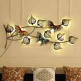 Natural Branches Modern Leaf's Designer Wall Art For Wall Decoration - 40 Inch
