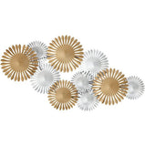 Golden Leafy Etching Designer Modern Wall Art – 45 Inch