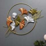 Circle Modern Luxury Metal Wall Art For Home - 45 Inch