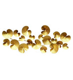 Gold Flower 3D Luxury Hanging Display Iron Wall Art – Interior Home Decor