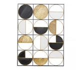 Metal Craftsmanship Decorative Geometric Iron Wall Hanging – 30 Inch