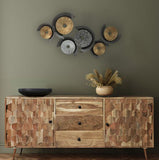Circle Chand Decorative Metal Matte Finished Wall Art – 48 Inch