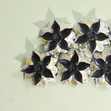 Modern Decorative Multi-Color 9 Flower Design Metal Wall Hanging Decor – 45 Inch