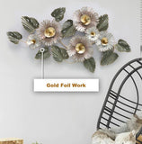 Multi Branches Floral Decorative Modern Wall Art - 45 Inch