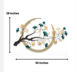 Multi Color Natural Decorative Tree Designer Wall Art - 50 Icnh
