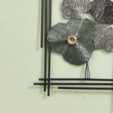 Antique Floral Metal Flower Decor Wall Art – Set of 2