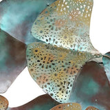 Wrought Iron Flower Frame Art – Hanging Metal Wall Decor for Bedroom and Living Room